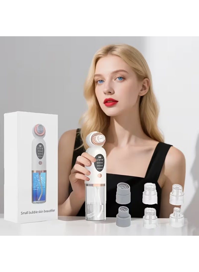 زيل الرؤوس السوداء - فقاعات كهربائية صغيرة لتنظيف المسام، جهاز تنظيف الوجه لعلاج حب الشباب والبثور والرؤوس السوداء، نظام دورة المياه لازالة الرؤوس السوداء العميقة - Image 1